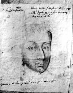 Portrait de Blaise Pascal (1623-62) par son ami - Jean Donnat
